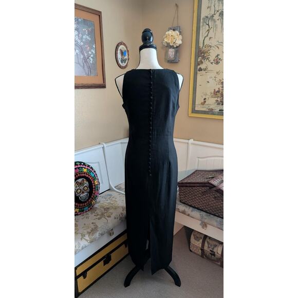 Ultra Dress New York Floral Embroidered Linen Blend Maxi Dress - Picture 3 of 4